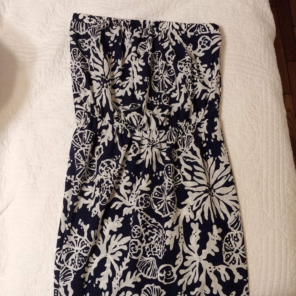 Lilly Pulitzer Strapless Maxi